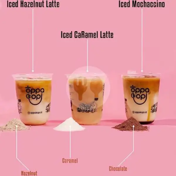 Iced Caramel Latte | Oppa Kopi, Rungkut