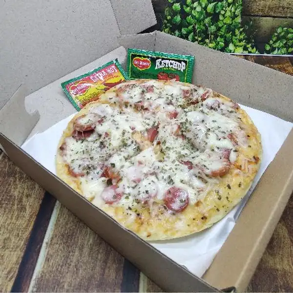 Pizza BeefSosis Mozarela | Pizza Sangkara, Gamping