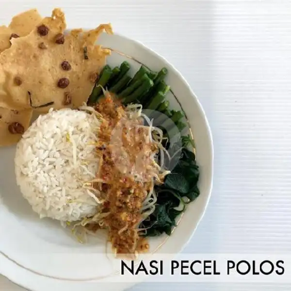 Nasi Pecel Polos | Depot Pojok Tambak Bayan, Klampis