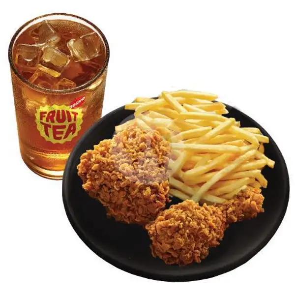PaNas 2  Krispy with Fries, Large | McDonald's, New Dewata Ayu