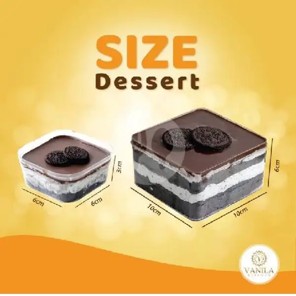 Personal VS Normal Size Dessert Box | Vanila cake