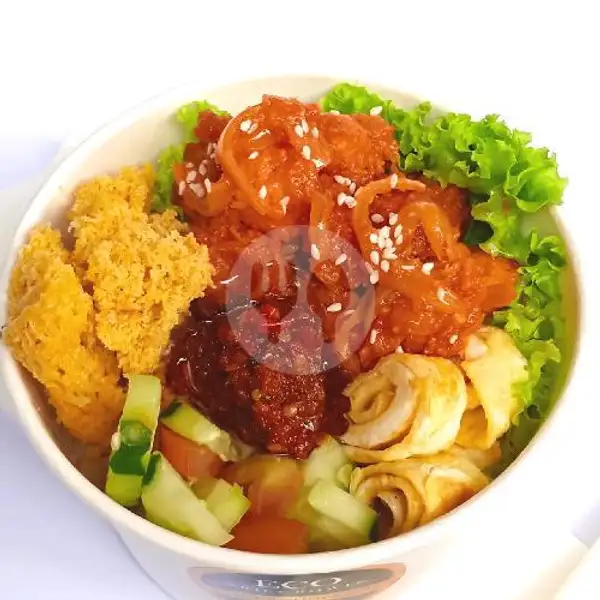 ( 800ml ) Rice Bowl ,Ayam Asam Pedas Manis | ECO  KITCHEN Jln Tukad Melangit
