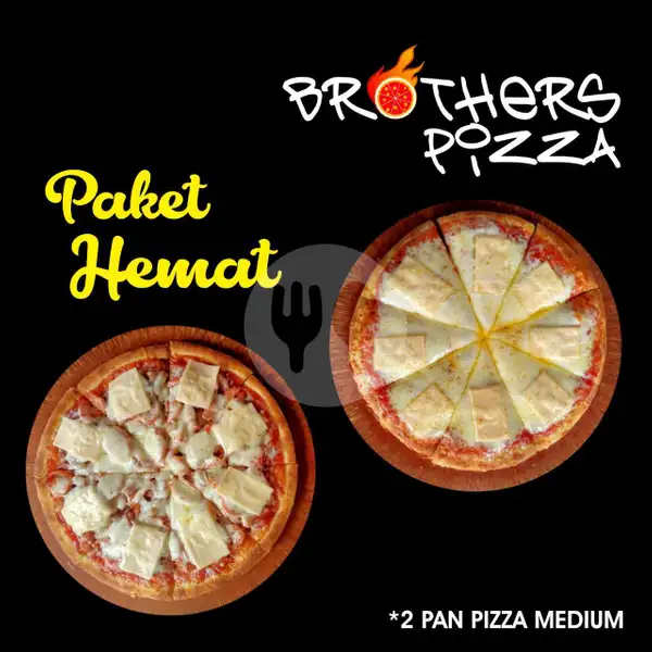 Double Box Medium | Brother's Pizza, Antasari Lampung