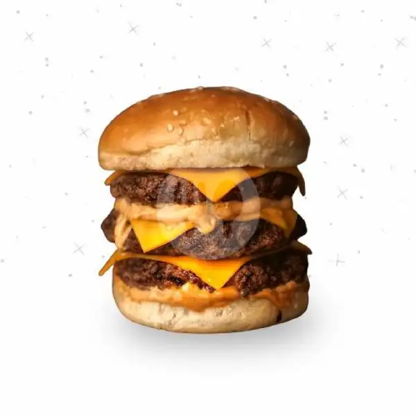 Bunzo Triple Cheese Burger | Bunzo : Burger & Zodiac, Ruko Grand Galaxy