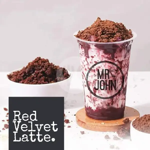 Red Velvet Latte. Large | Food Mr.John