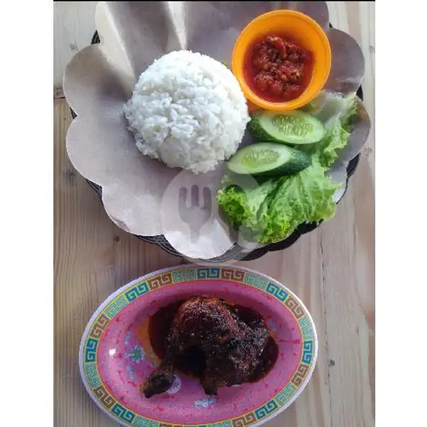 ayam bakar kuah kalimantan (tanpa nasi) | Bebek Itik Ayam Alabiu, Bekasi Timur