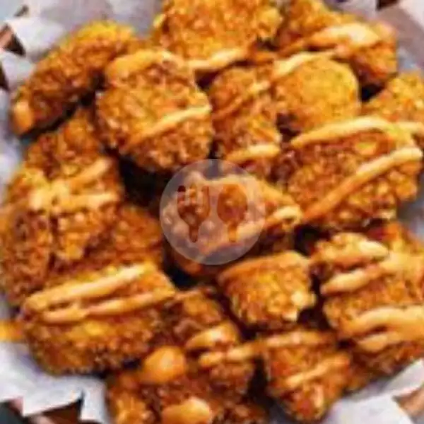 Chicken Pop Sambel Pedas + Saos Keju | RZ Chicken Pop, Pulau Damar