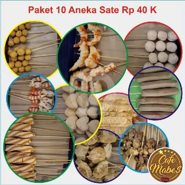 Promo Paket 10 Tusuk Aneka Sate | Cafe Mabes, Mangga Besar