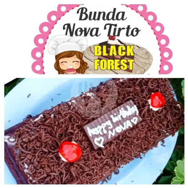 BLACK FOREST (BISA BUAT ULTAH N FREE BISA REQUEST NAMA?) | Brownies Bunda Nova TR, Tidar