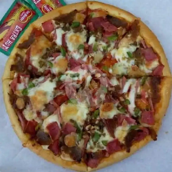 Small Supreme (4 Slices) | KRasti Pizza Express VGH1, Babelan