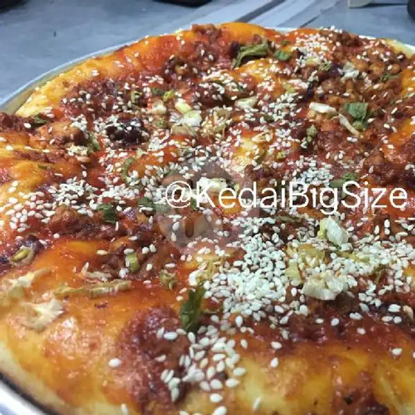 Pizza Ayam Gochujang 25cm | Kedai Roti Bakar Big Size, Pisangan Lama
