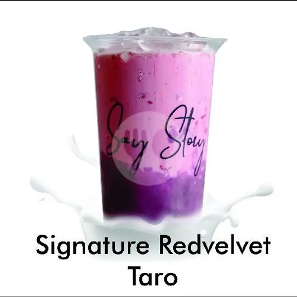 Signature Redvelvet Taro | Telur Gulung, Corndog Tee Gart, Kopo