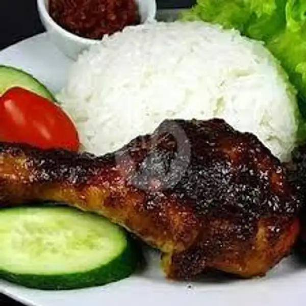 Ayam Bakar + Nasi Liwet | ayam geprek dekarich