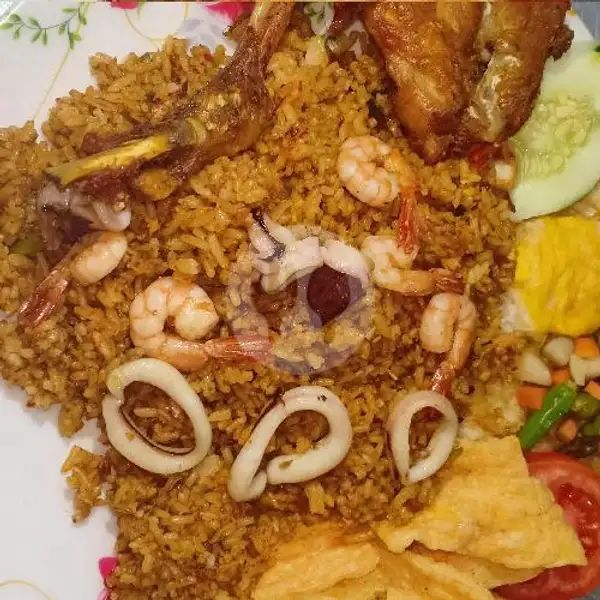 Ns. Goreng seafood plus ayam | Seafood 888, T Amir Hamzah