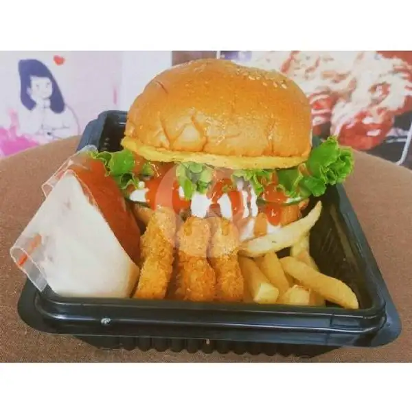Paket Burger Ayam Spesial | Home Burger 