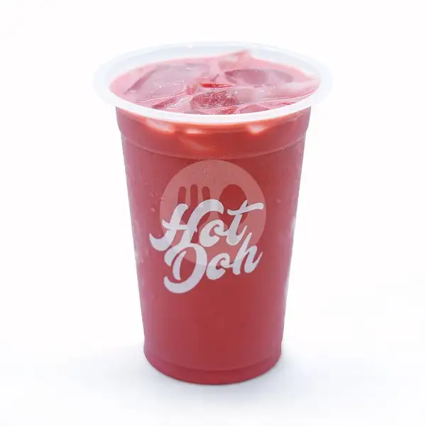 Red Velvet Iced Milk | Hotdoh Pisang Goreng, Pulau Komodo