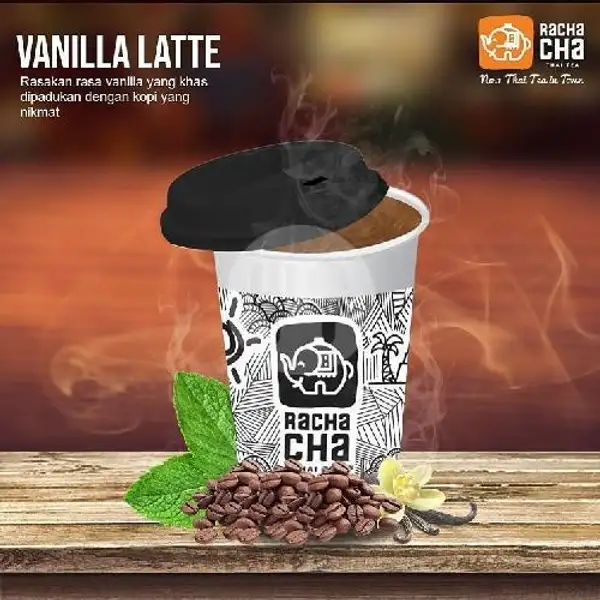 Vanilla Latte Hot | Rachacha Thai Tea Jogja