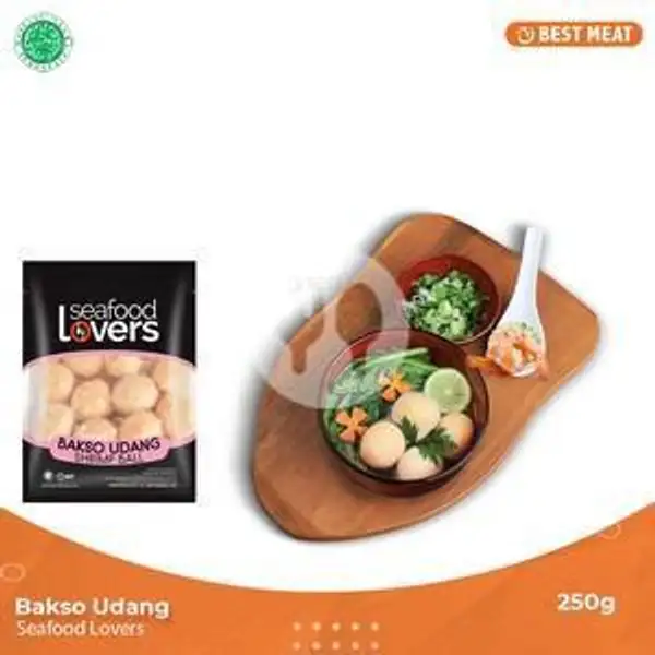 Seafood Lovers Bakso Udang 250 g | Best Meat, Blok O