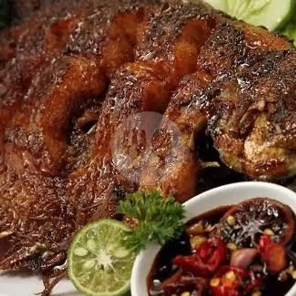 ikan gurame goreng +nasi | Pondok Ayam Bakar tik Tik Duri Kepa, Green Ville