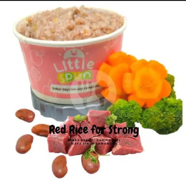 Nasi Tim Menu Red Rice for Strong (Sehat & Kuat) | Nayz Bubur Bayi Cinangka, Sawangan