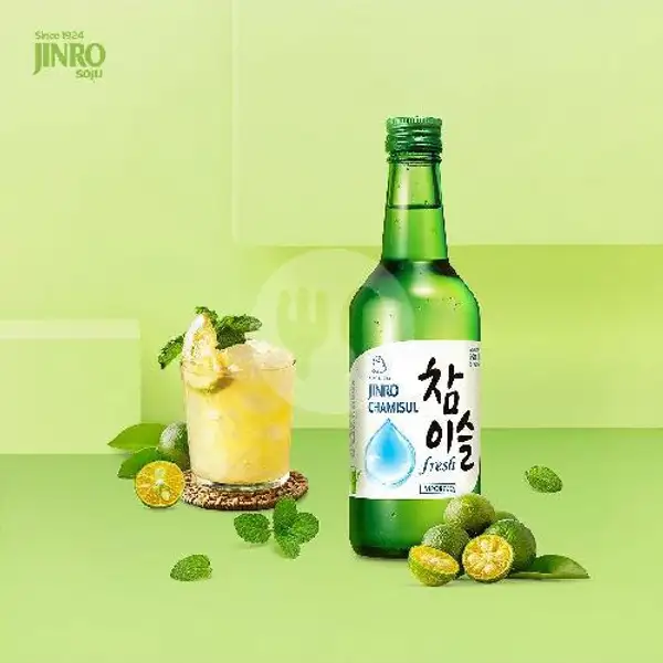 Soju Jinro Chamisul + Free Yakult N Kacang Kulit Garuda | Arga Bintang Anggur N Soju, Terusan Buah Batu
