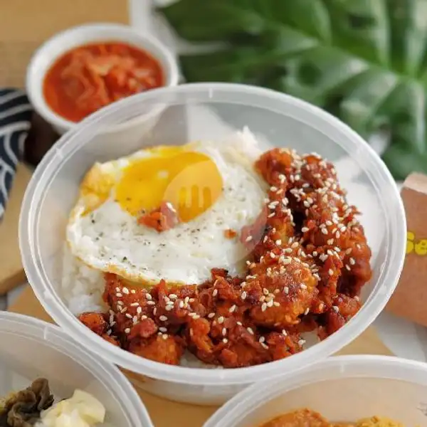 Spicy Korean Chicken With Kimchi | Secret Bowl