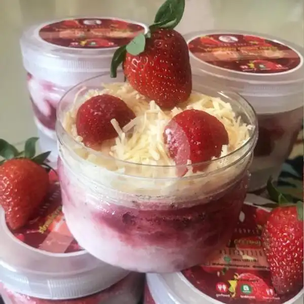 Creamy Cheese Strawberry | Jenk Purple Dapur Fresh,Bekasi
