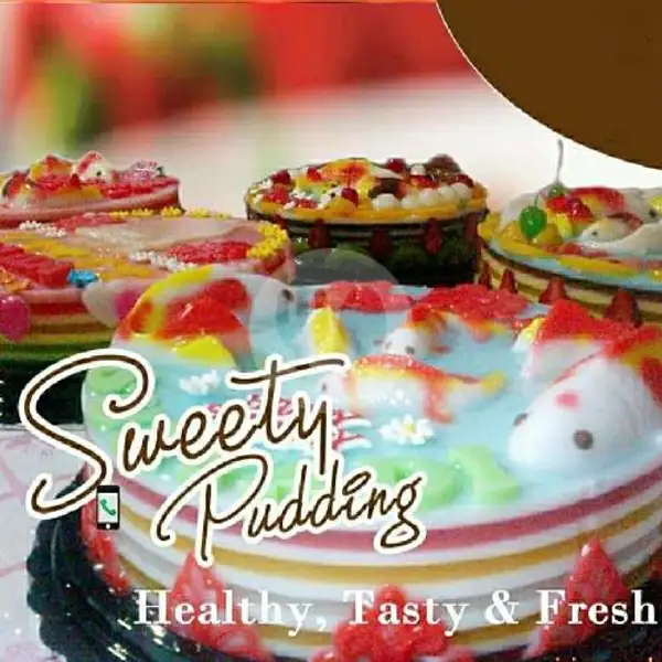 Pudding Rainbow Singapore, Medium Size. | Sweety Pudding