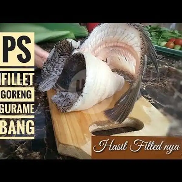 Ikan Gurami Segar Olahan Kupu-kupu | Degan Ijo Surabaya Sisik Boyo