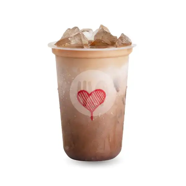 Hazelnut Choco Milk Tea | Kopi Kenangan x Cerita Roti, Raffles Square Juanda