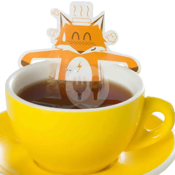 Hot Black Tea | Brownfox Waffle & Coffee, Denpasar
