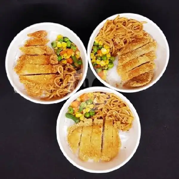 Rice Box Chiken Katsu Barbeque | RAJA THAI TEA, Kopo