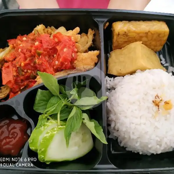 Nasi Jamur Geprek | Pao-Pao Vegetarian, Payung Sekaki
