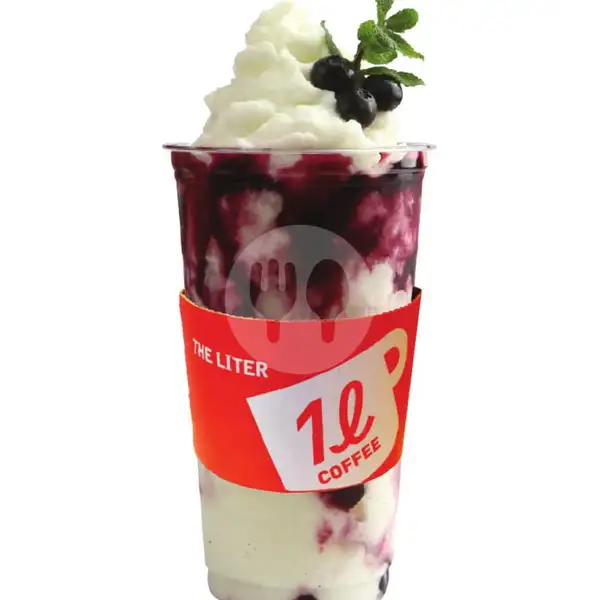 Yogurt Blueberry (TALL Size 14 oz) | The Liter, Summarecon Bekasi