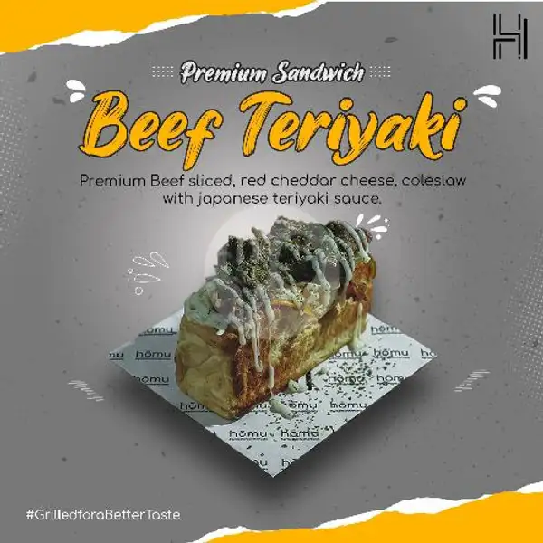 Beef Teriyaki | Homu Premium Sandwich