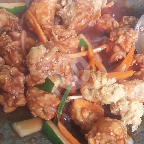 Nasi Ayam Krispi Saus Asam Manis/ Koloke | Chili Kitchen Spesialis Ayam Geprek, Sa'i