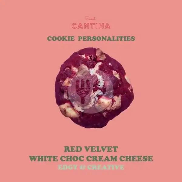 Red Velvet White Choco Cheese Cookie | Sweet Cantina, Braga