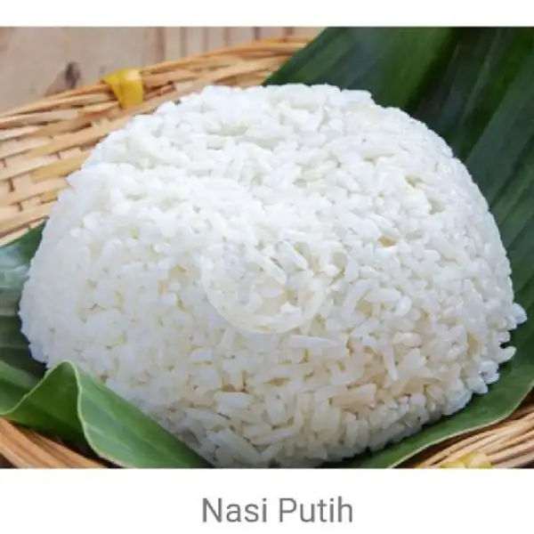 Nasi putih 1 porsi | sate gulai dan ikan bakar karomah