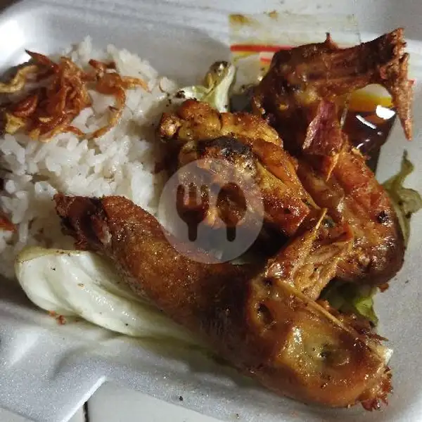 Nasi Ayam Sayap + Kepala Goreng+ Kol Goreng | Ayam Bakar, Ayam Goreng, Seblak $ Pop Ice Boba Dapur EKM Bekasi