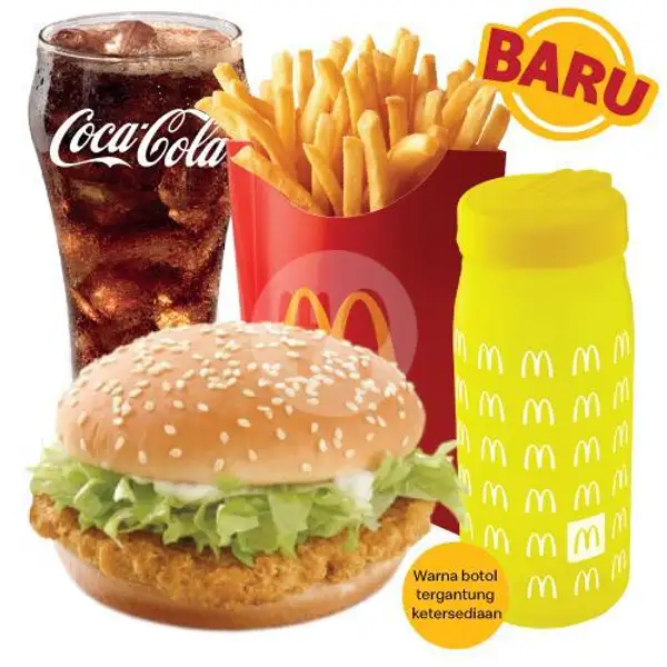 Paket Hemat McChicken, Lrg + Colorful Bottle | McDonald's, Muara Karang