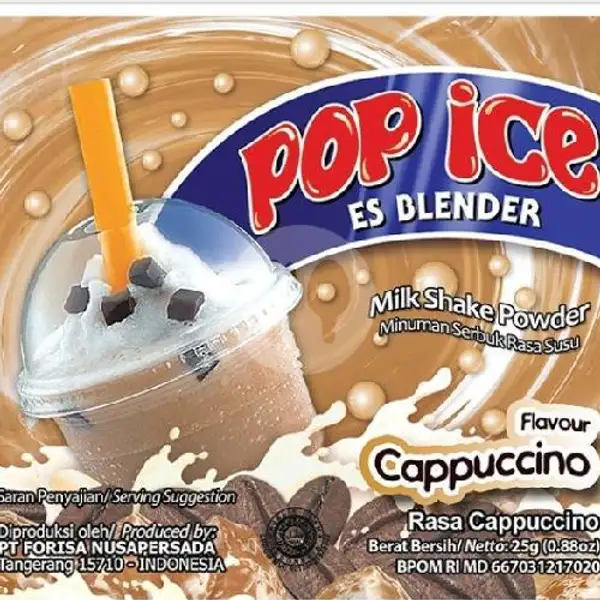Pop Ice Rasa Cappuccino | Tela Tela & Mie Setan Ngamok Fatien, Biola