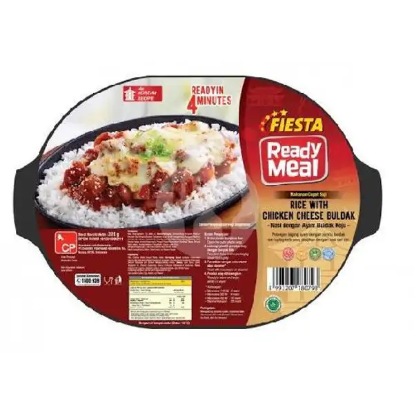 Fiesta Ready Meal Rice With Chicken Cheese Buldak | Frozza Frozen Food