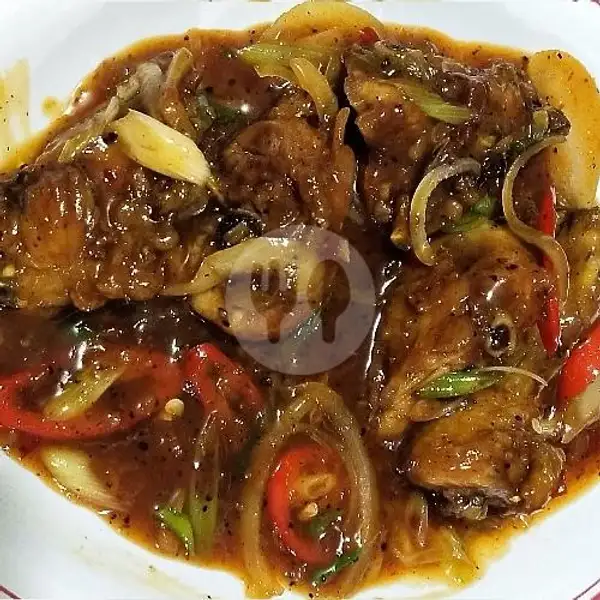 Ayam Goreng saus Lada hitam | Warung D'Meja, Sanur