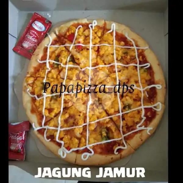 Pizza Jamur Jagung | Pizza Papa, Gunung Batur