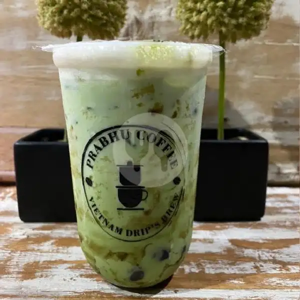Green Tea Latte Boba | Prabhu Coffee Waroeng