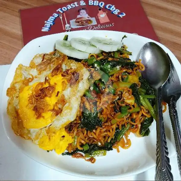 Mie Goreng Double Telur | Najma Toast & BBQ, Punggur