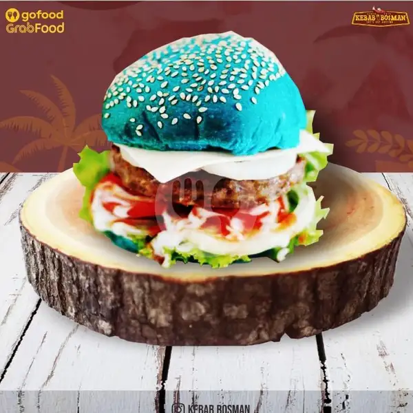 Blue Burger Jumbo | Kebab Bosman, Gembong