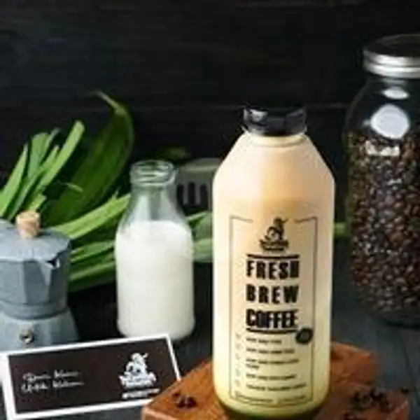 Pandan Coffee Latte 1 Liter | Kopi Tetangga Sebelah Apt. Teluk Intan, Bandengan Raya