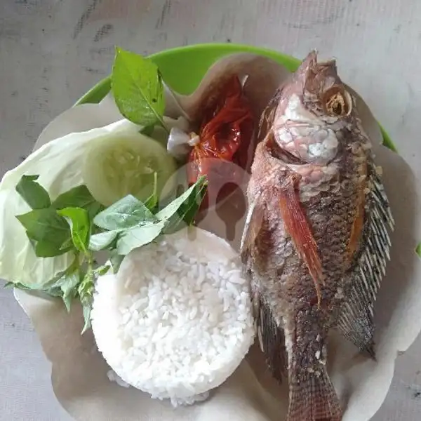 Mujaer Goreng + Nasi | Lalapan Ayam Crispy Barokah Cak Sai, Lowokwaru