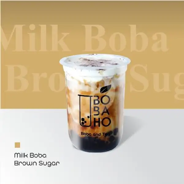 Milk Boba brown Sugar | Bobaho Tea